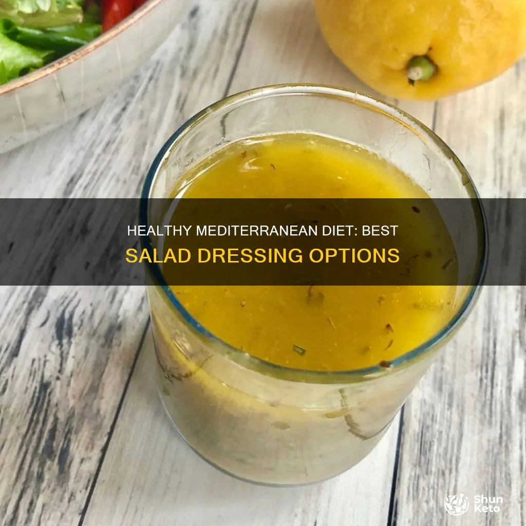 what kind of salad dressing on mediterranean diet