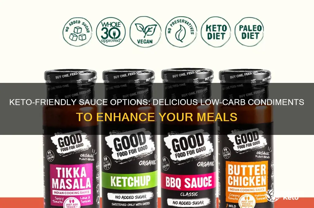 what kind of sauces can you eat on keto