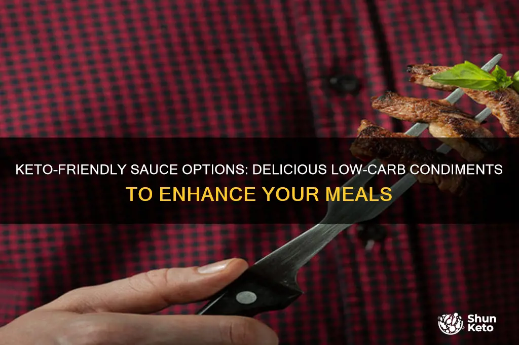 what kind of sauces can you have on keto