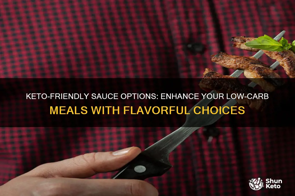 what kind of sauces for a keto diet