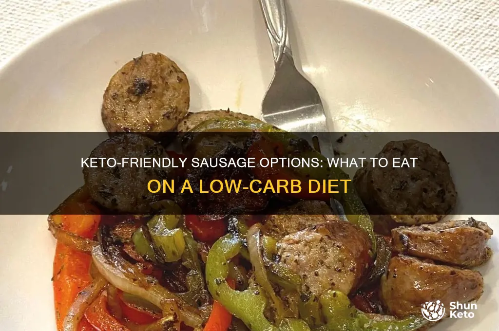 what kind of sausage can i eat on keto