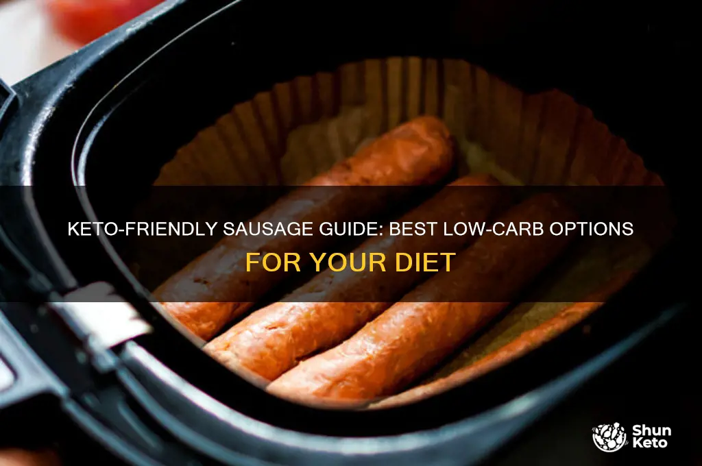 what kind of sausage for keto diet