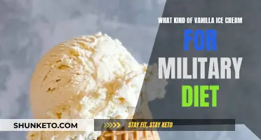 Vanilla Ice Cream: Military Diet's Sweet Treat