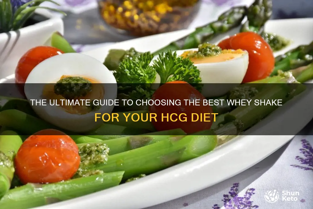 what kind of whey shake to use for hcg diet