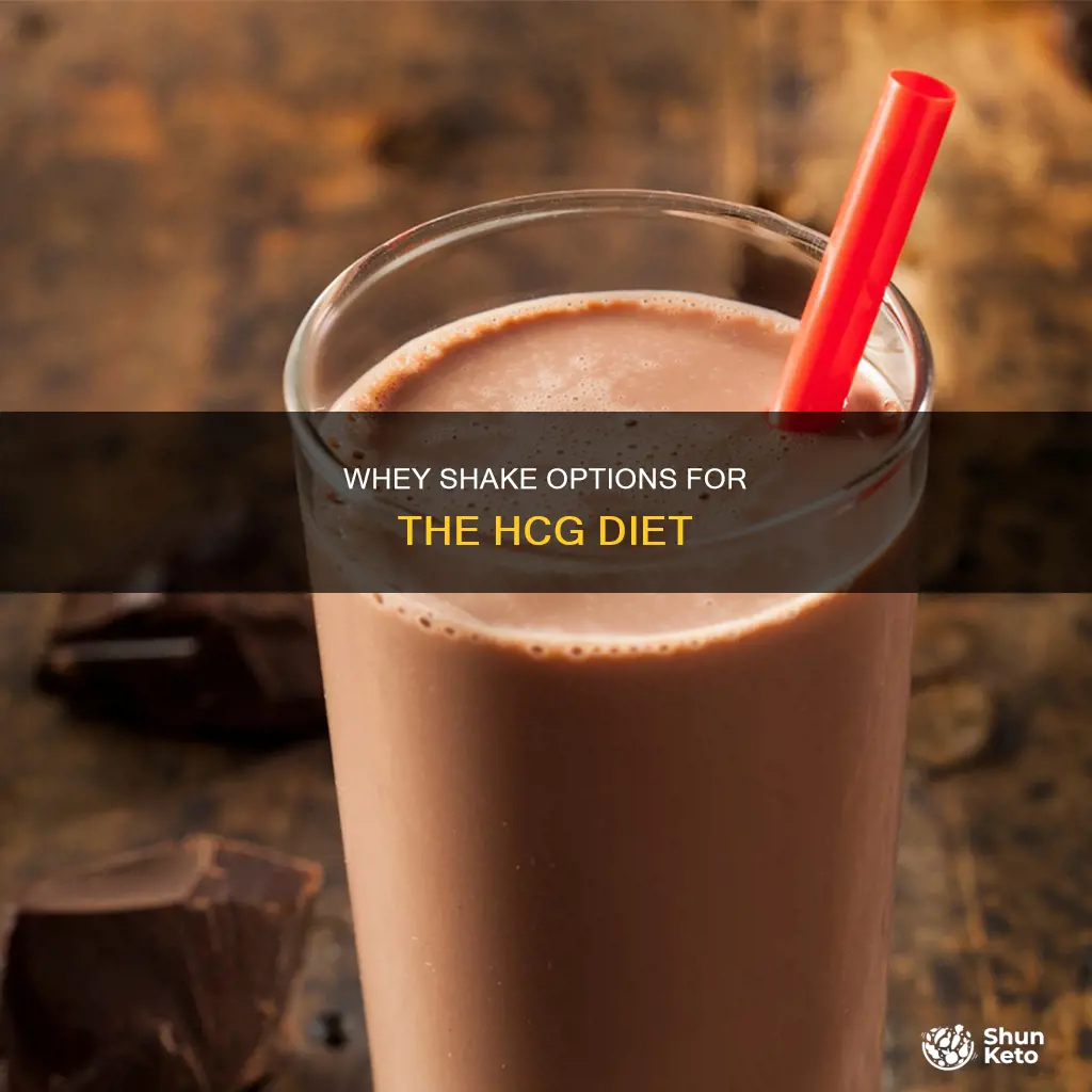 what kind of whey shake to use for hcg diet