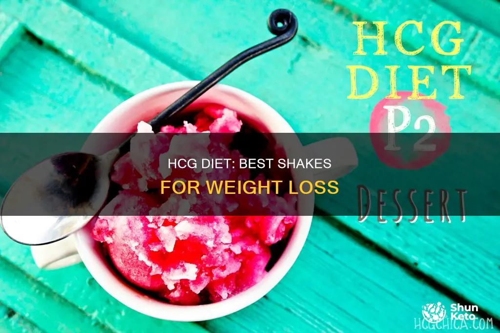 what kinds of shakes to take on the hcg diet