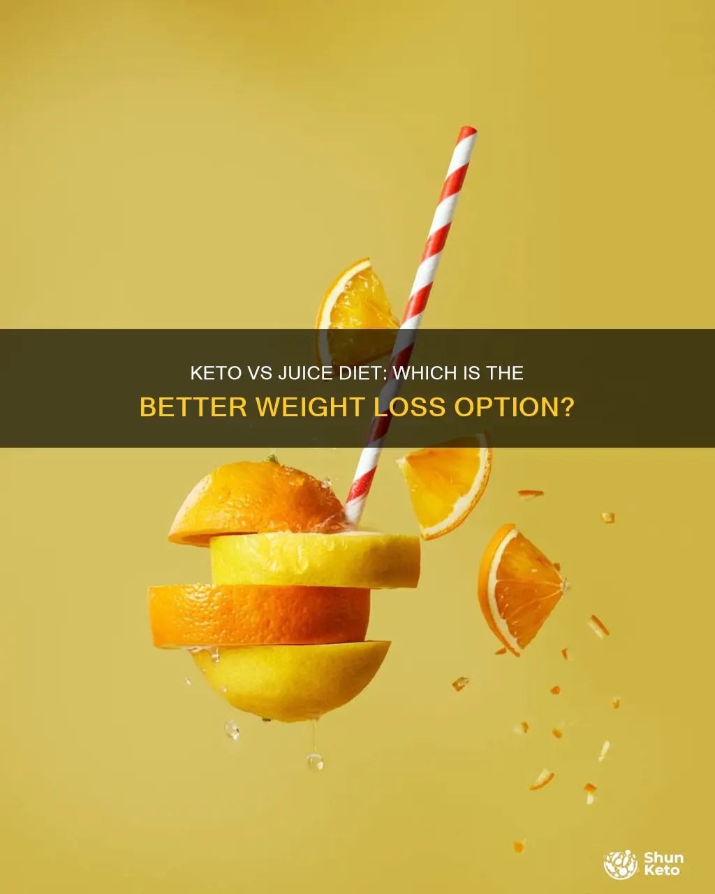 what loses weight faster keto or juice diet