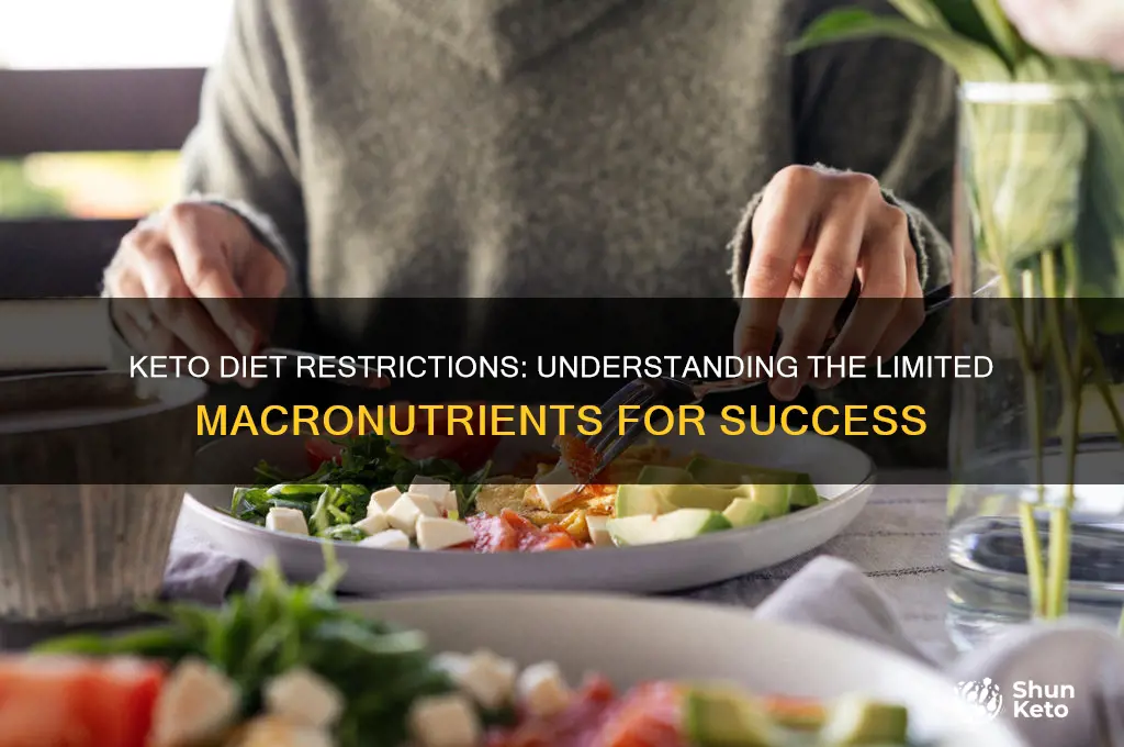 what macronutrients does the keto diet restrict