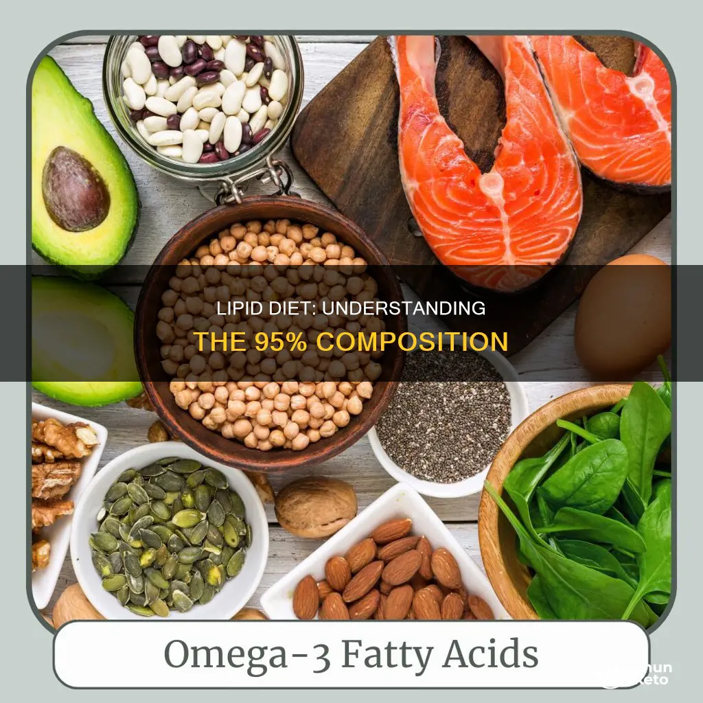 what makes up 95 of lipids in a diet