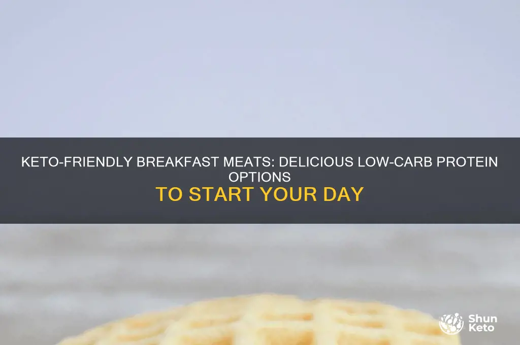 what meat can you eat for breakfast keto