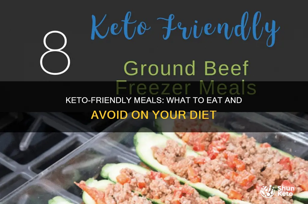 what melas can i eat and not eat on keto