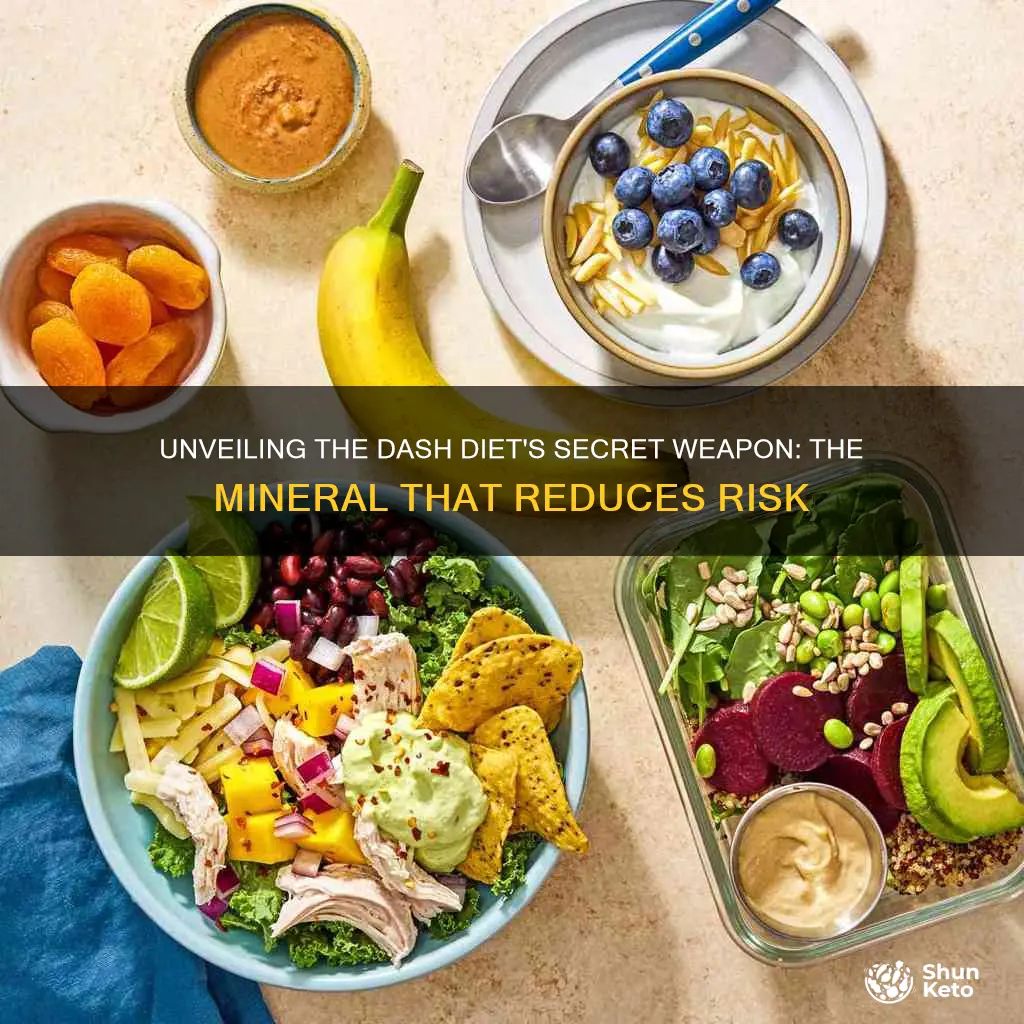 what mineral does the dash diet reduce