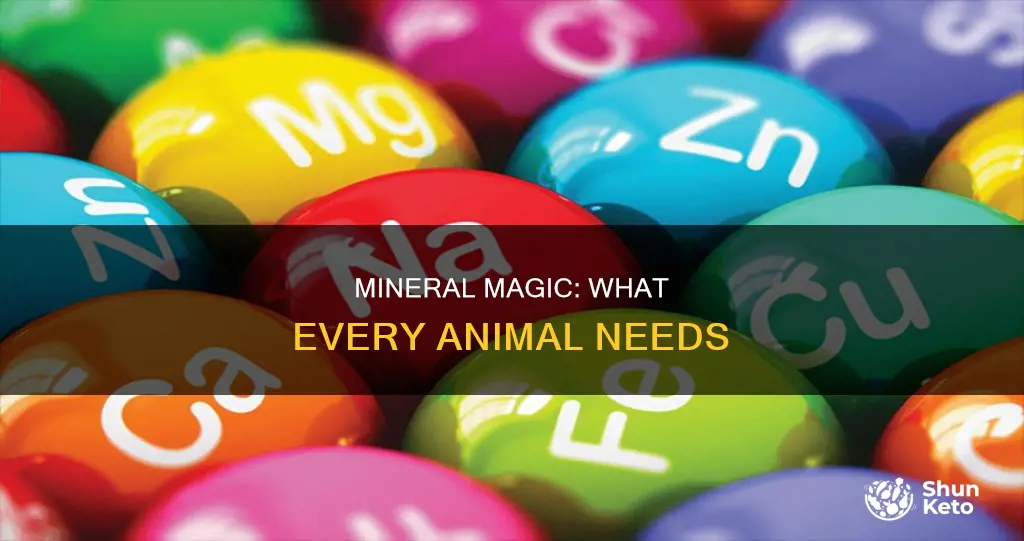what mineral is needed in diet of all animals