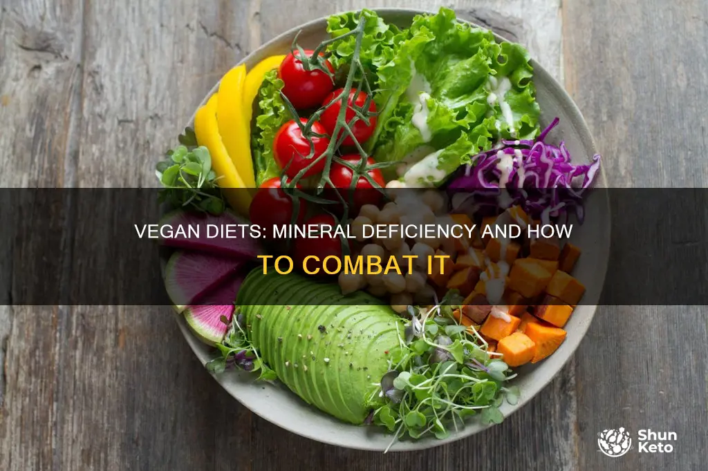 what minerals do vegan diets lack