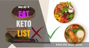 Keto Diet No-Nos: Foods to Avoid for Ketosis Success