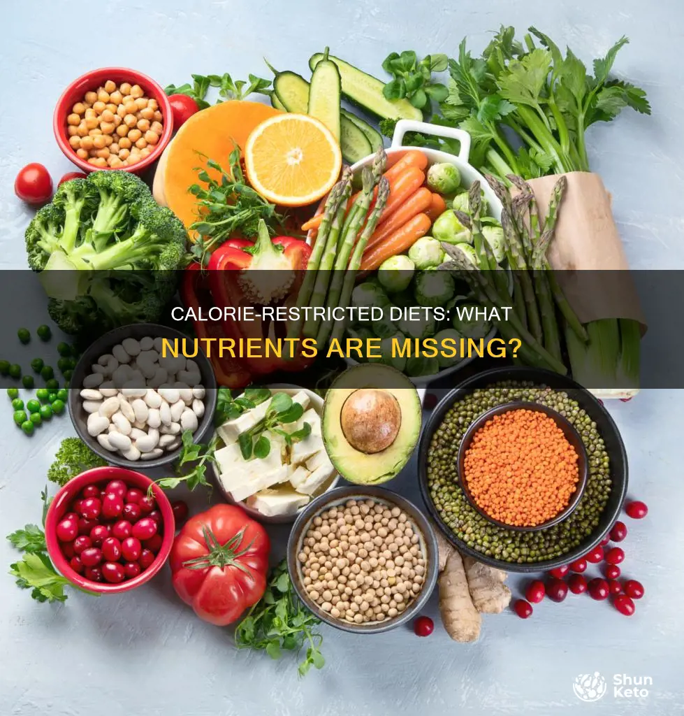 what nutrients does the 1200 calorie diet lack