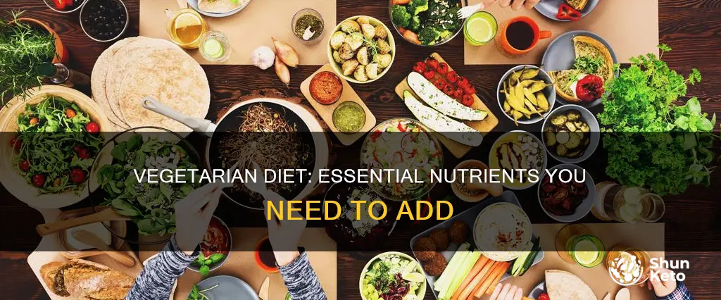 what nutrients should a vegetarian add to their diet