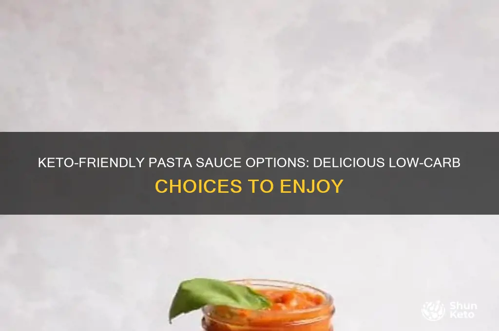 what pasta sauce can you have on keto