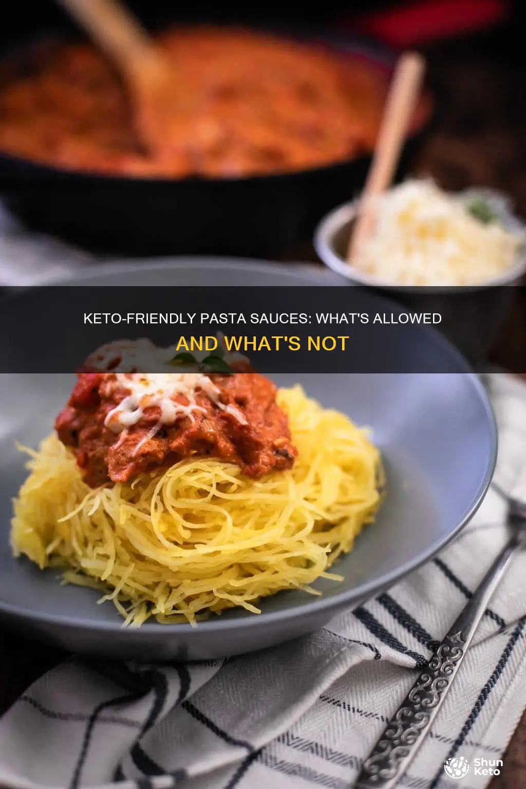 what pasta sauces are okay on keto