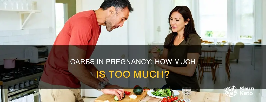what percent carbs of diet in pregnancy