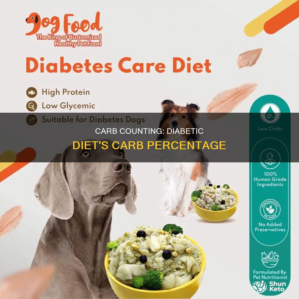 what percent of carbs should be in a diabetic diet