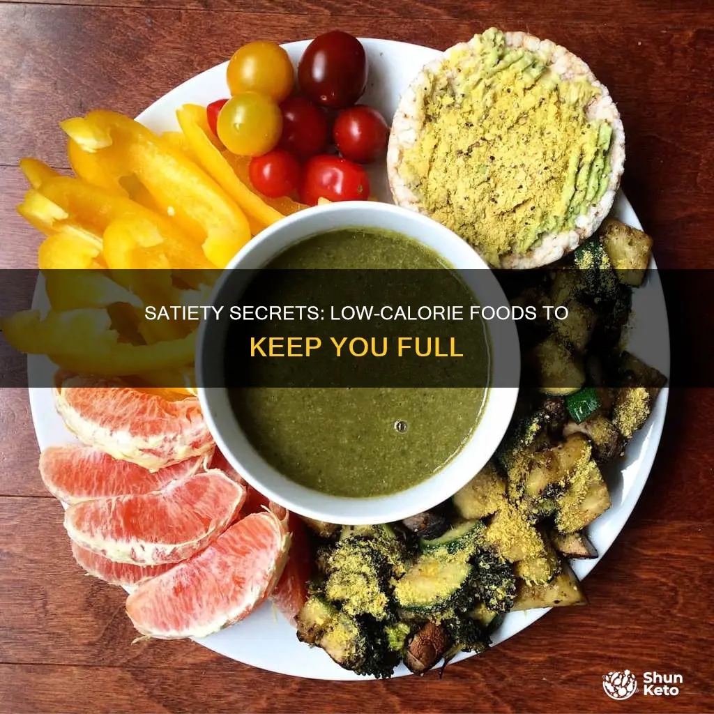what promotes satiety without contributing many calories to the diet