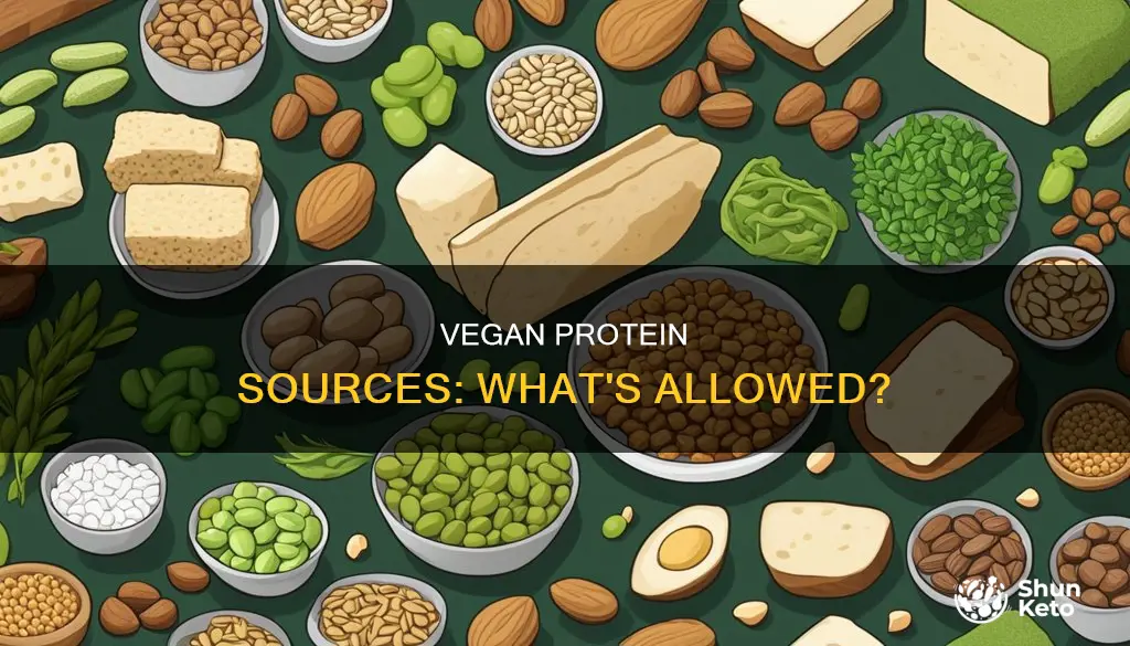 what protiens are allowed in a vegan diet