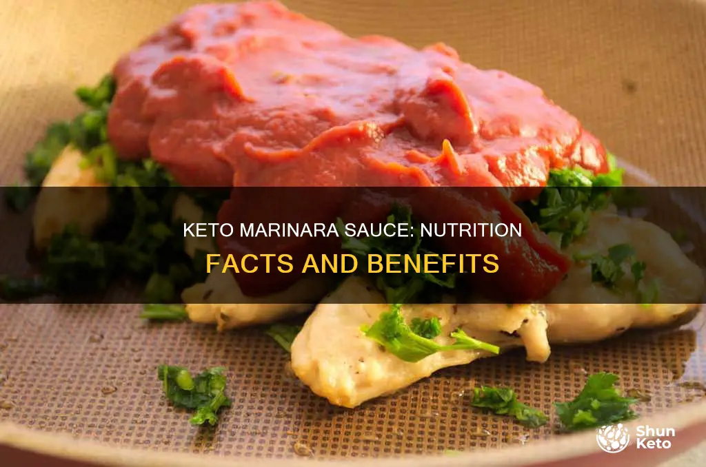 what r the nutrition facts on keto marinara sauce