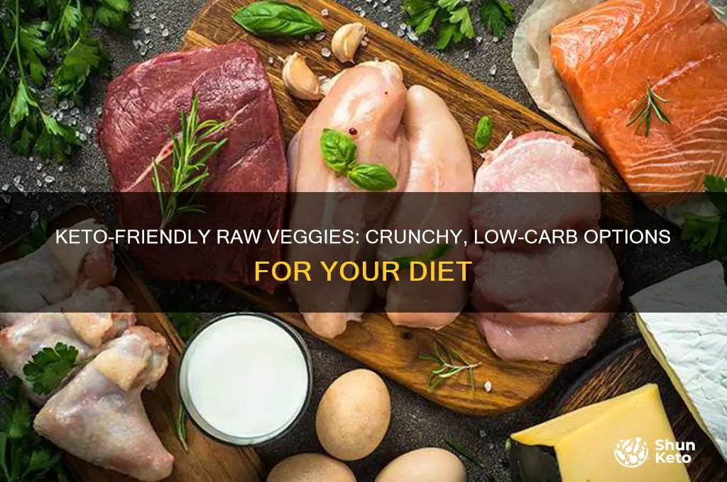 what raw vegetables can you eat on a keto diet