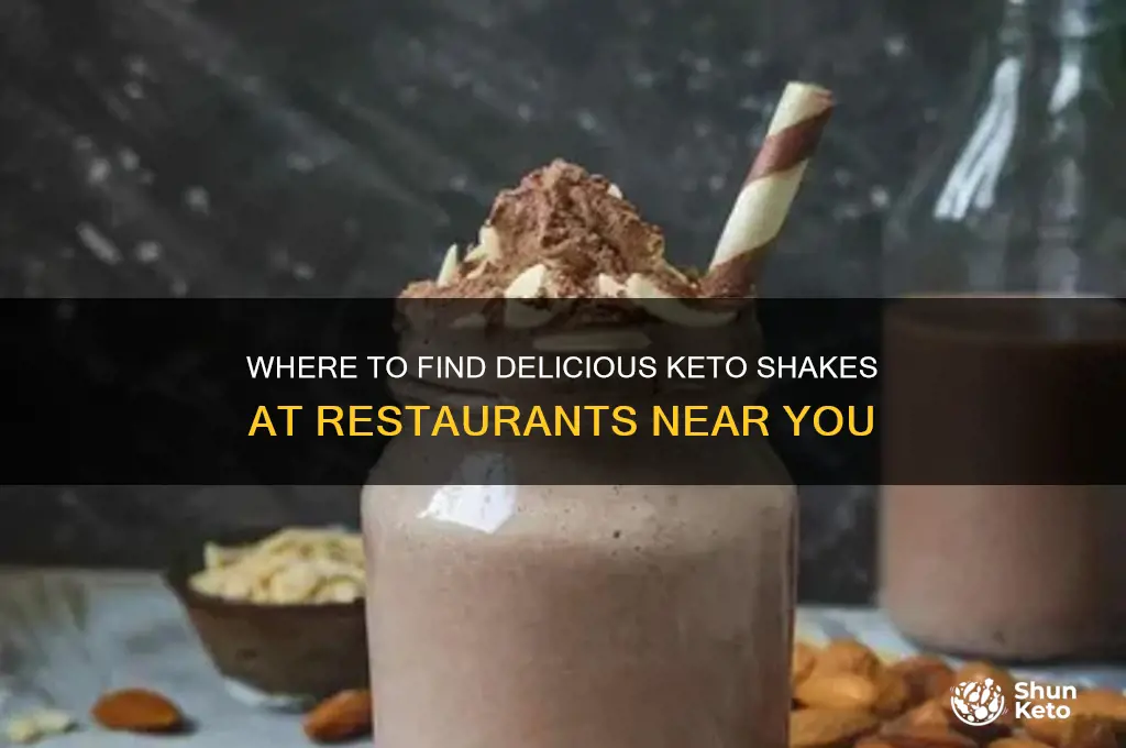 what restaurants can i get a keto shake