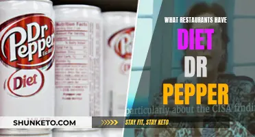 Where to Find Diet Dr Pepper on the Menu
