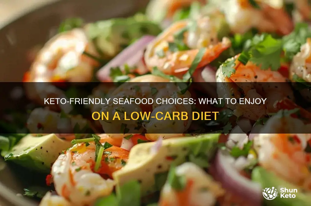 what seafood is ok on the keto diet