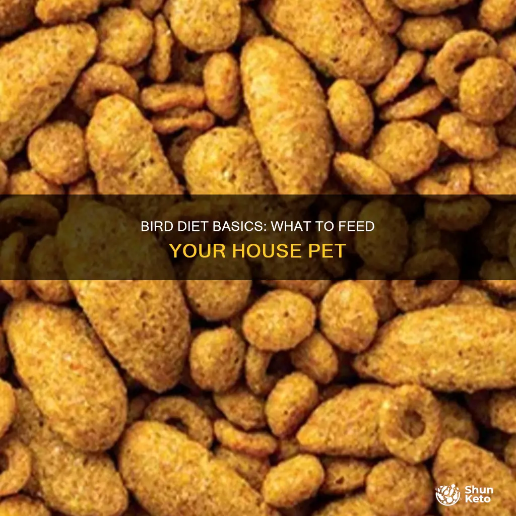 what should a house birds diet look like