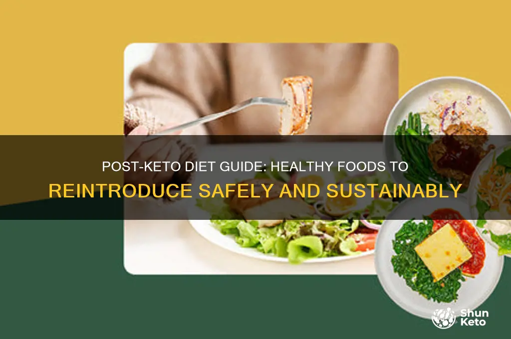 what should i eat coming off keto