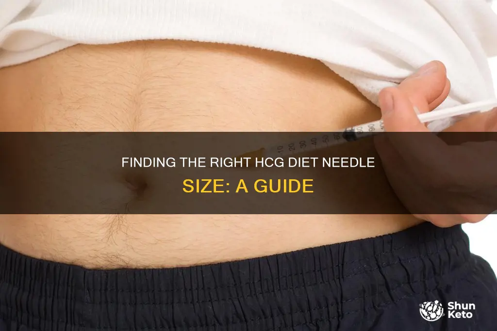 what size needle for hcg diet