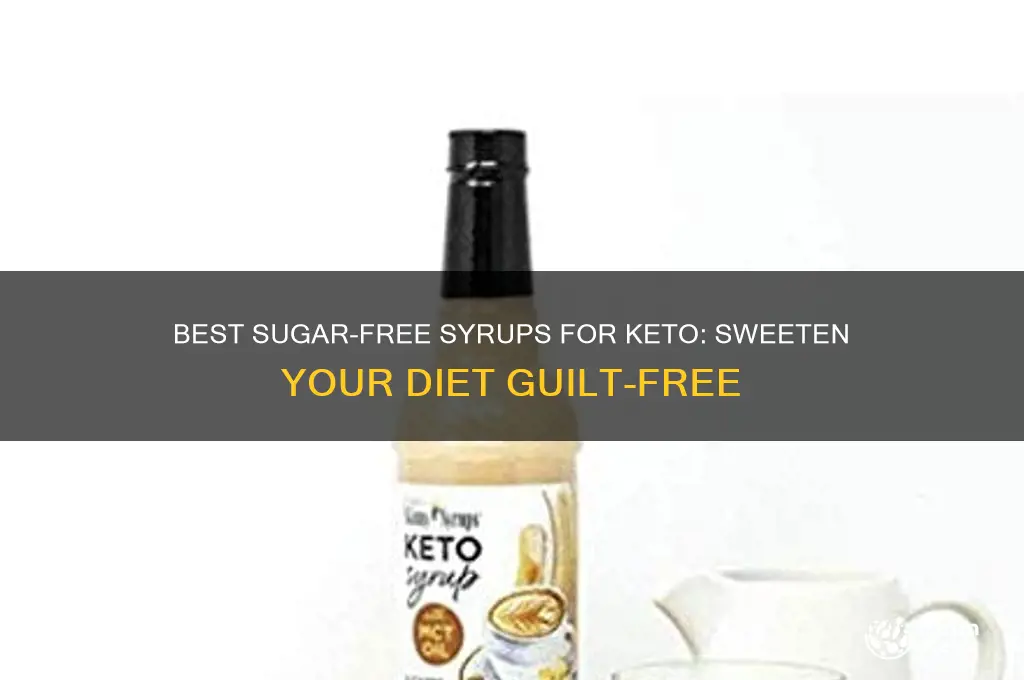 what sugar free syrup to use on keto diet