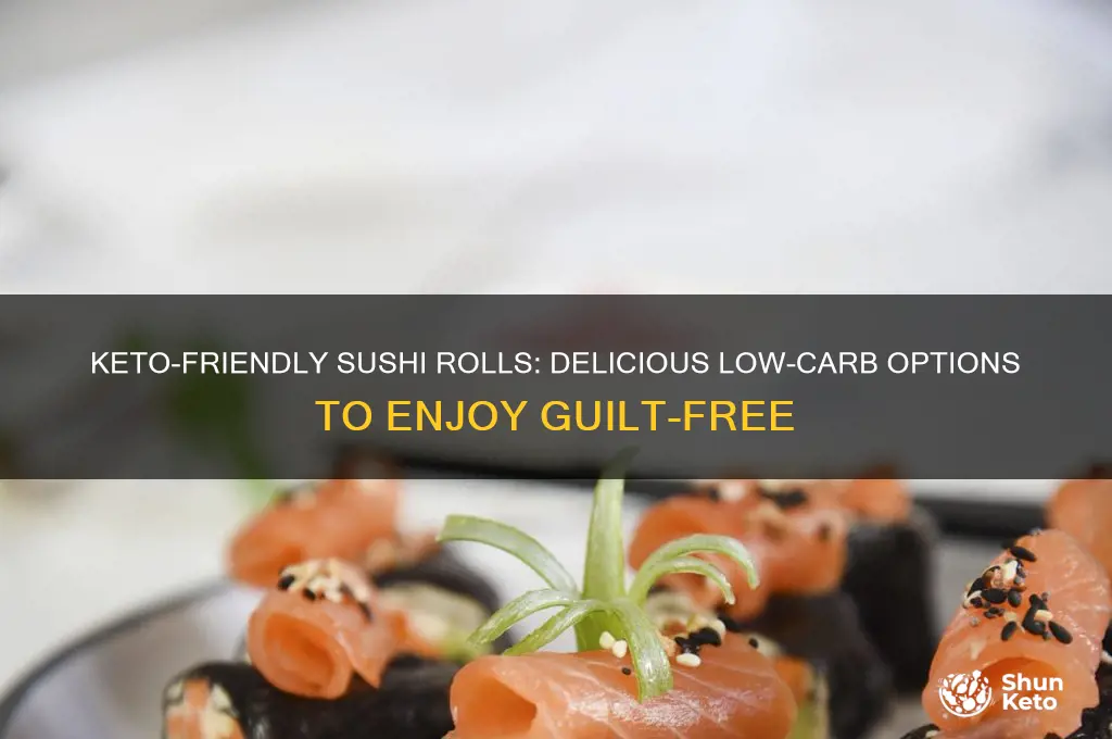 what sushi rolls can i eat on keto