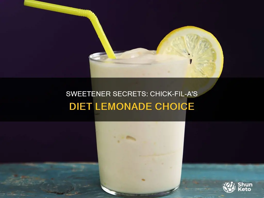 what sweetener does chick-fil-a use in their diet lemonade