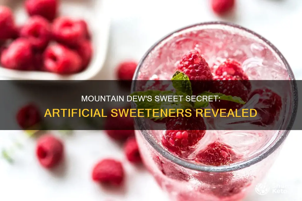 what sweetener does diet mountain dew use
