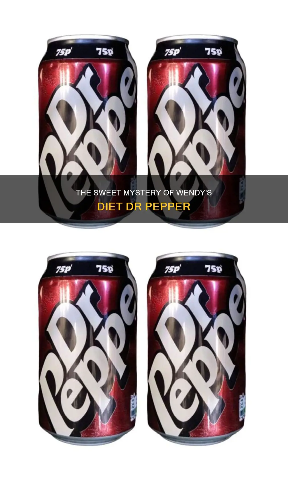 what sweetener is in wendy