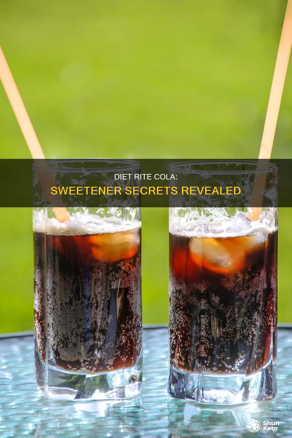 what sweetener is used in diet rite cola