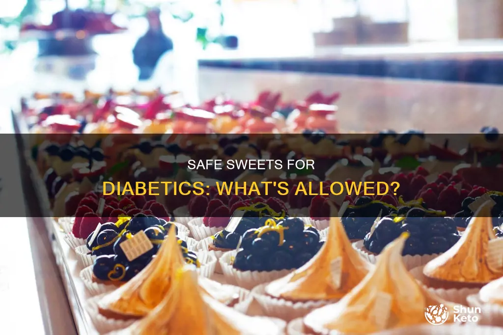 what sweets are allowed on a diabetic diet