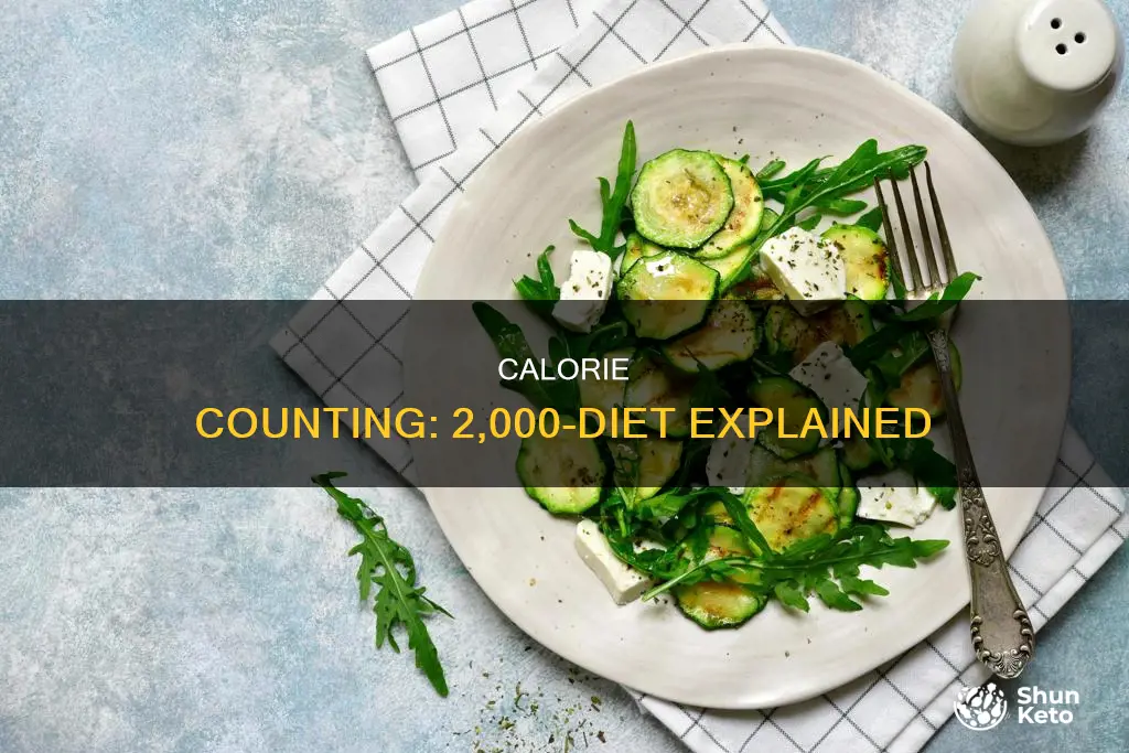 what the difference between a 2 000 calorie diet