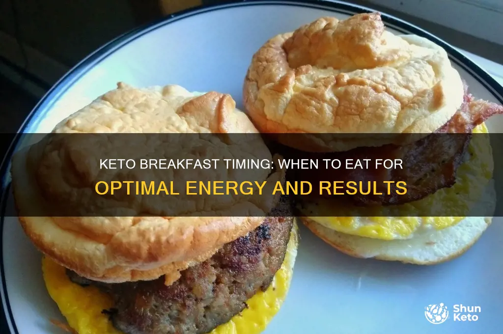 what time should i eat breakfast on keto