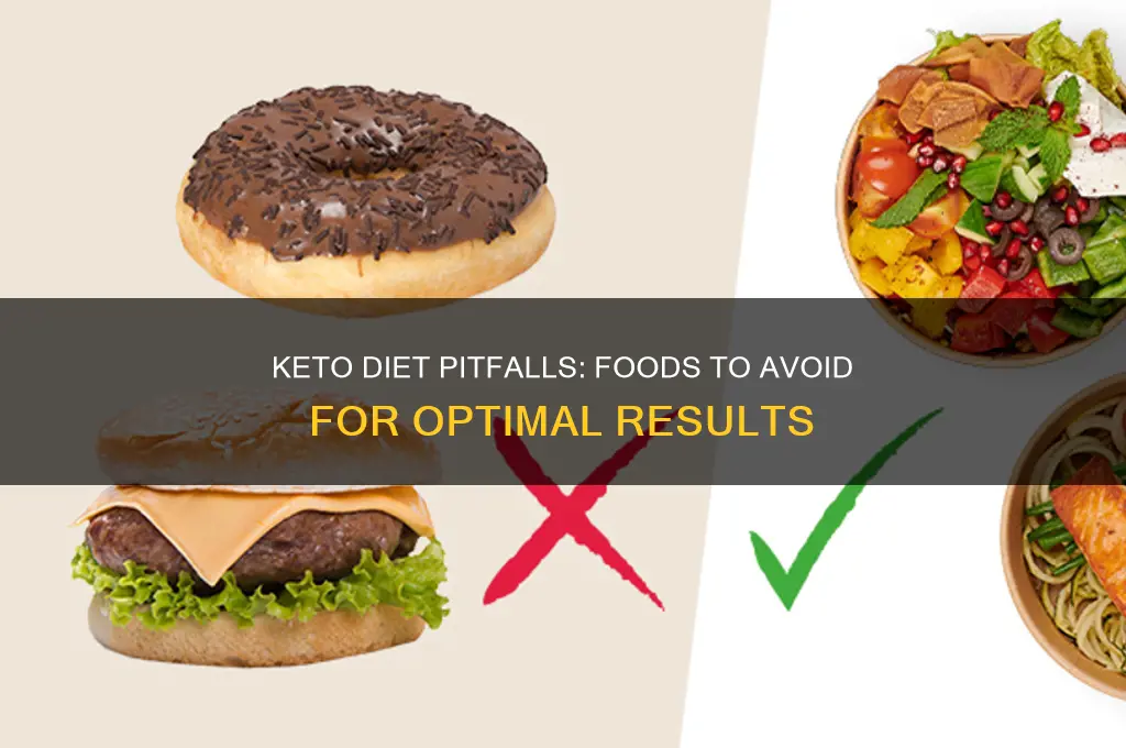 what to avoid eating on keto diet