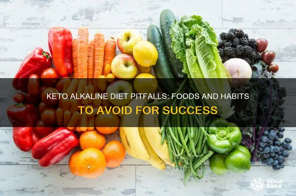 what to avoid on a keto alkaline diet