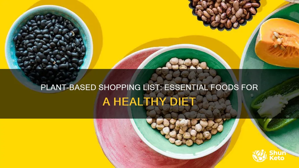 what to buy on a plant based diet meal plan