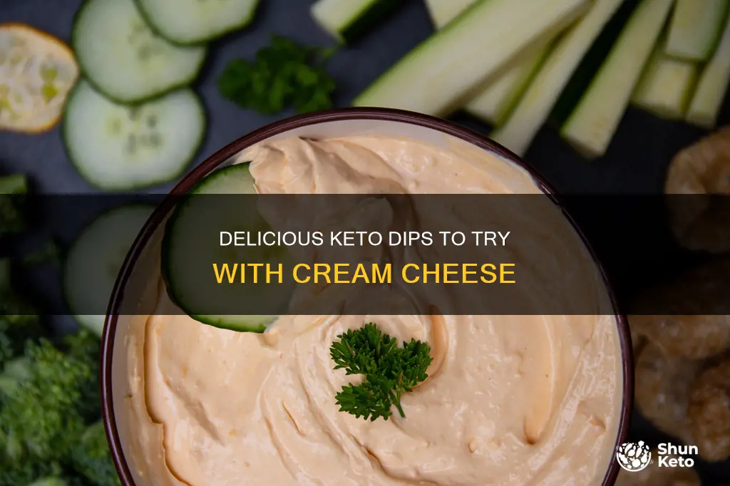 what to dip in cream cheese keto