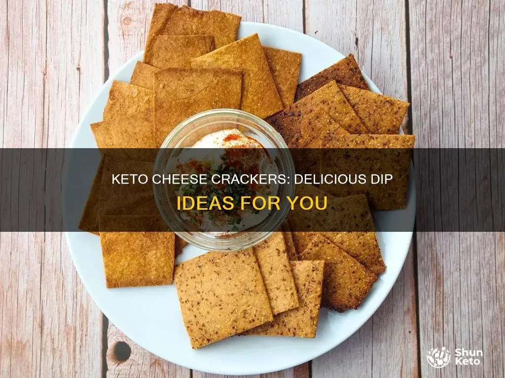 what to dip keto cheese crackers in