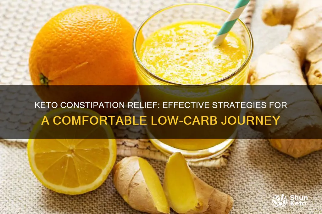 what to do about constipation on keto diet
